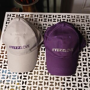 Purple and Gray Women's Lot Of 2 #YEZZLOVE Caps
